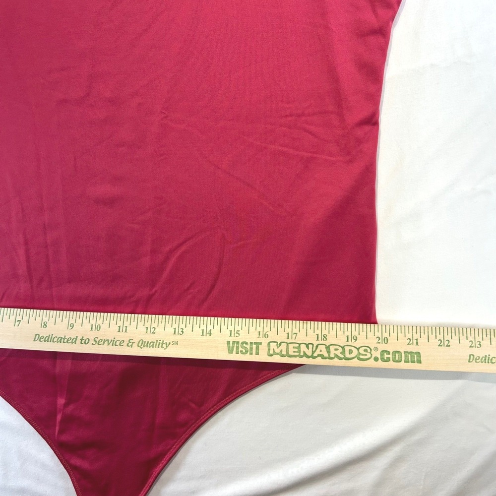 Clean Girl Abercrombie Sleek Bodysuit XXL Summer Office Siren Layering Pink - Picture 7 of 12